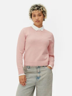 Pullover Und Cardigans|Primark 2-in-1-Hemd Und -Pullover Rosa