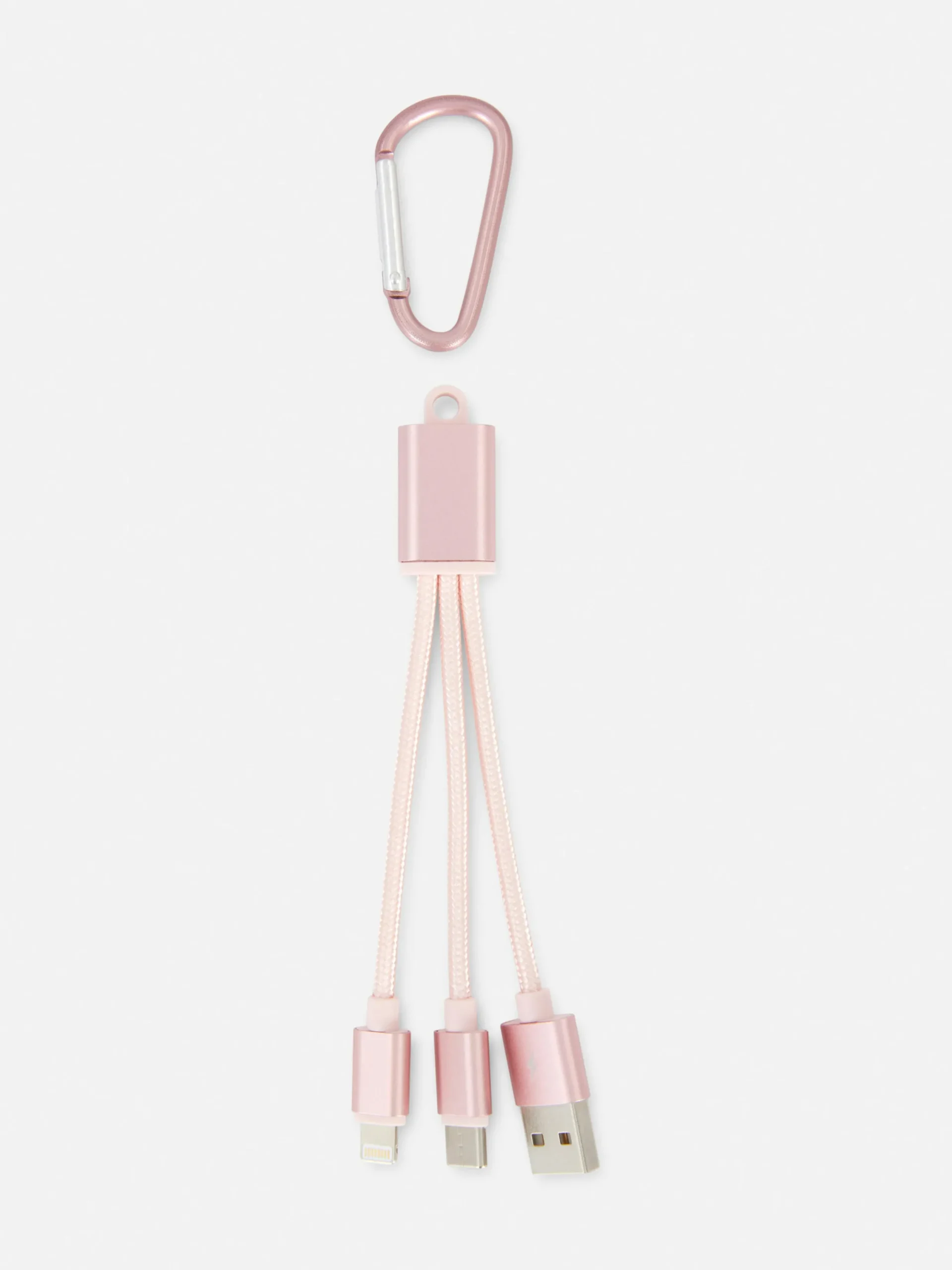 Ladegeräte|Primark 2-in-1-Ladekabel Rosa