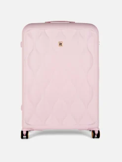 Koffer Und Reisegepäck|Primark „it Luggage“ Gesteppter Koffer Mit 8 Rollen Rosa
