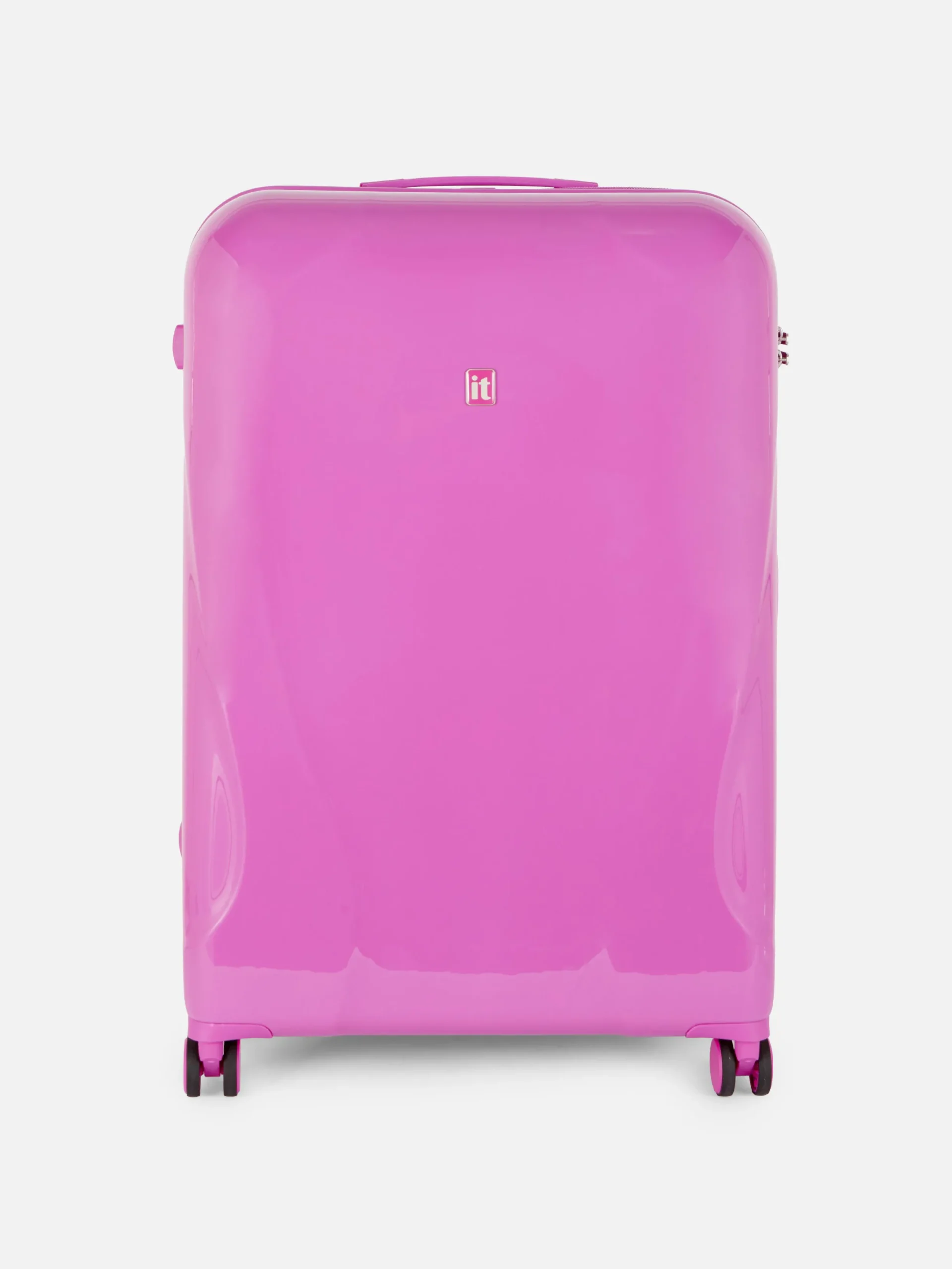 Koffer Und Reisegepäck|Primark „it Luggage“ Hartschalenkoffer Mit 8 Rädern Violett
