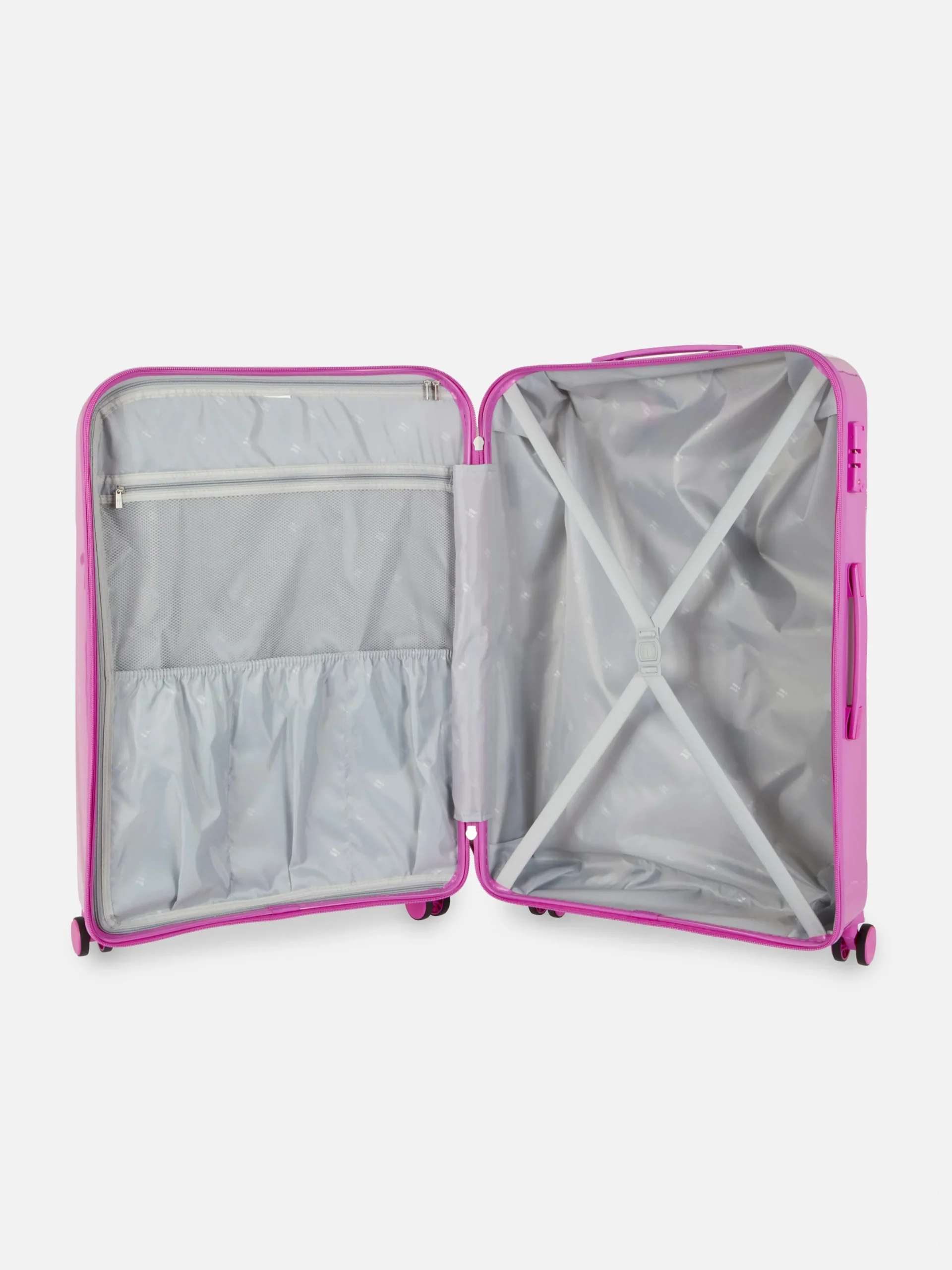 Koffer Und Reisegepäck|Primark „it Luggage“ Hartschalenkoffer Mit 8 Rädern Violett