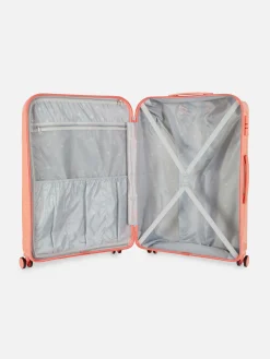 Koffer Und Reisegepäck|Primark „it Luggage“ Hartschalenkoffer Mit 8 Rädern Korallenrot