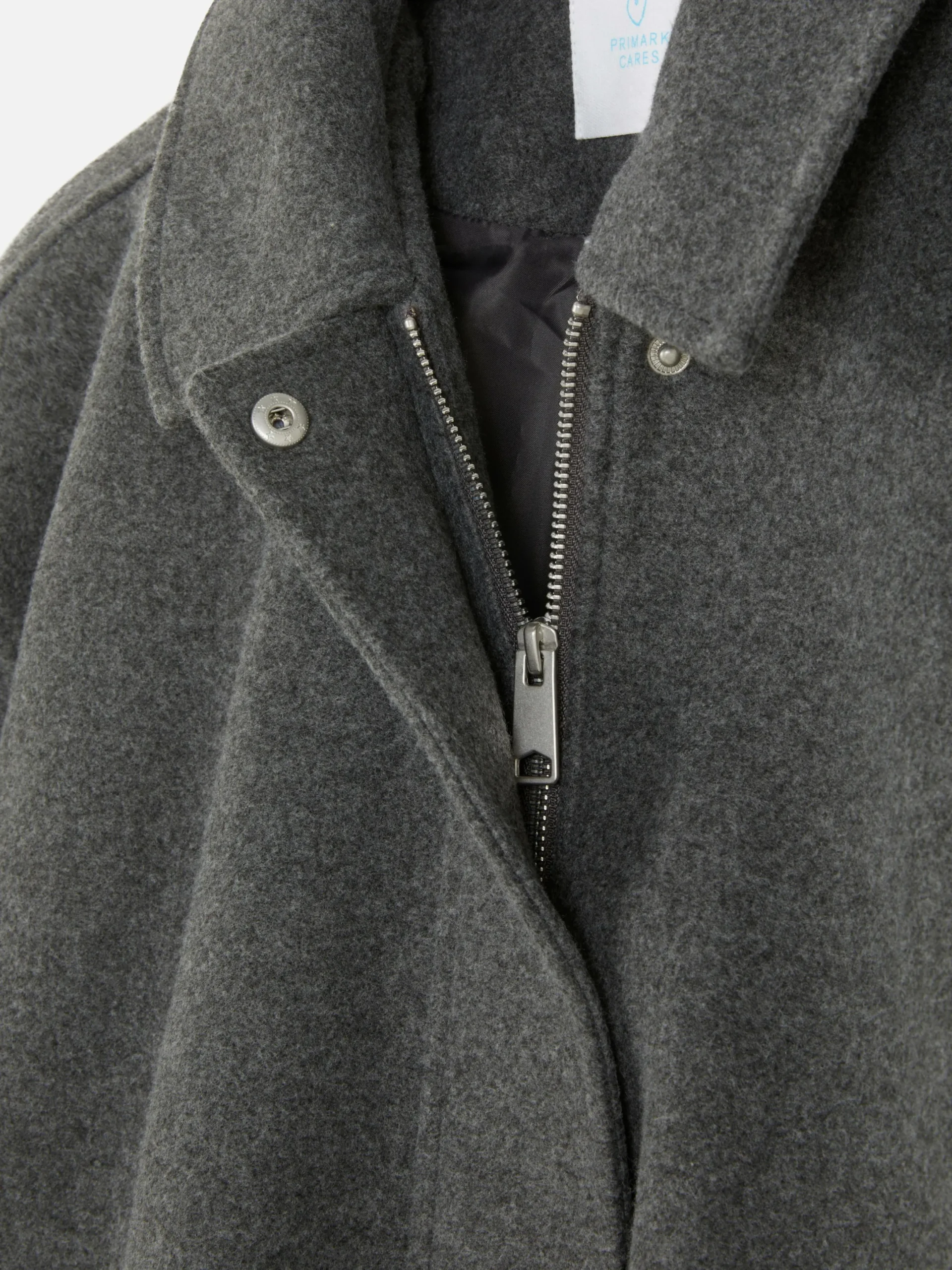 Jacken Und Mäntel|Primark Jacke Mit Ballonsaum Grau
