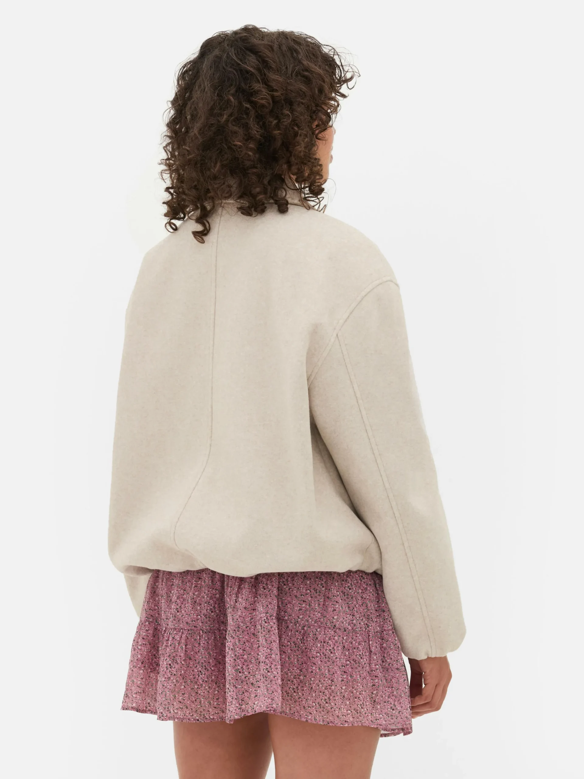 Jacken Und Mäntel|Primark Jacke Mit Ballonsaum Hellbeige