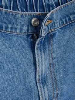 Denim|Jeans|Primark Jeans Mit Weitem Bein Und Elastikbund Mittelblau