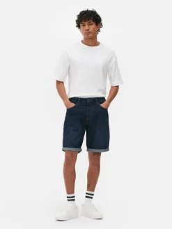 Shorts|Primark Jeansshorts Mit Geradem Bein Dunkelblau