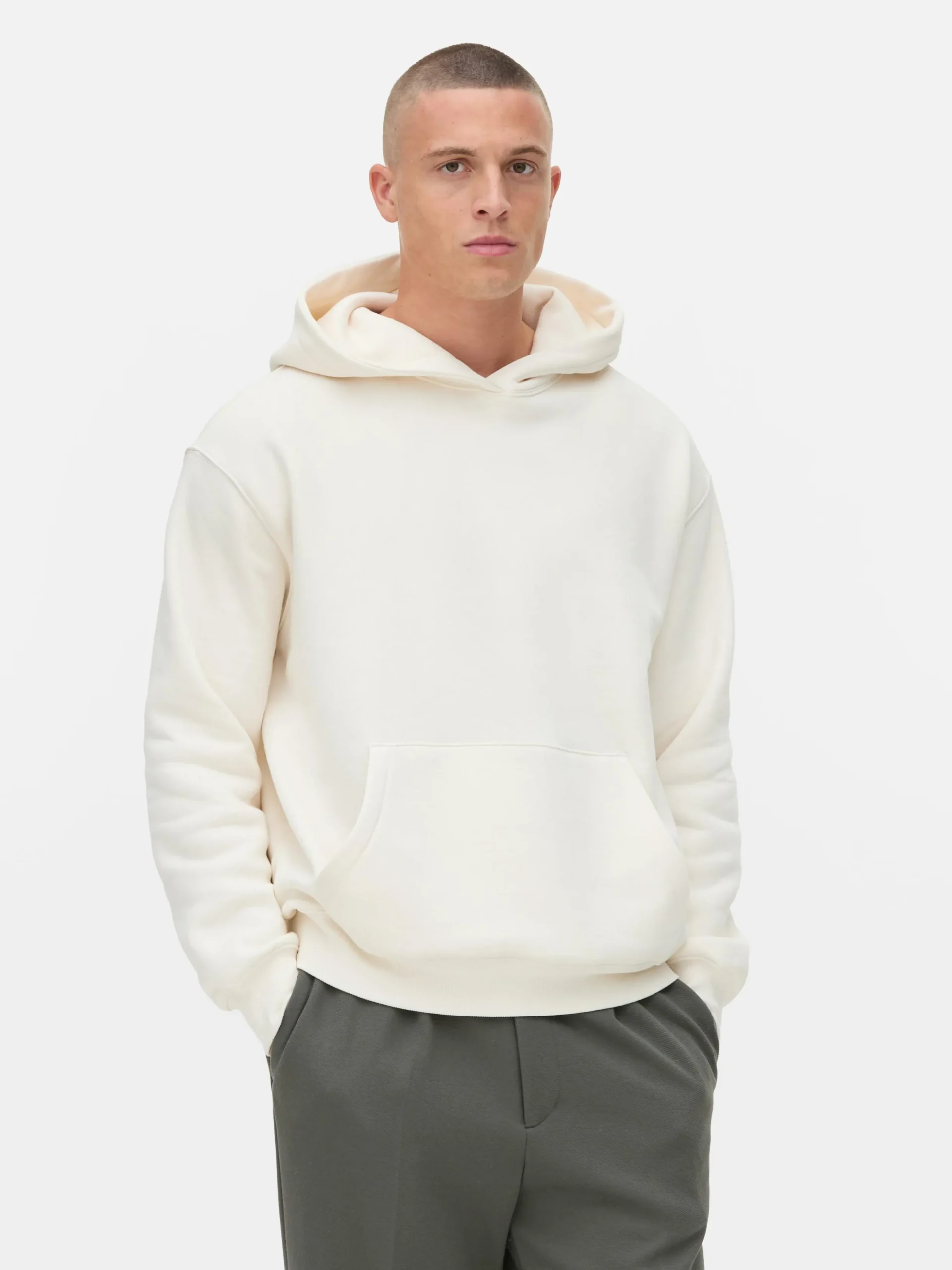 Hoodies Und Sweatshirts|Primark Jersey-Hoodie Im Oversized-Look Ecrufarben