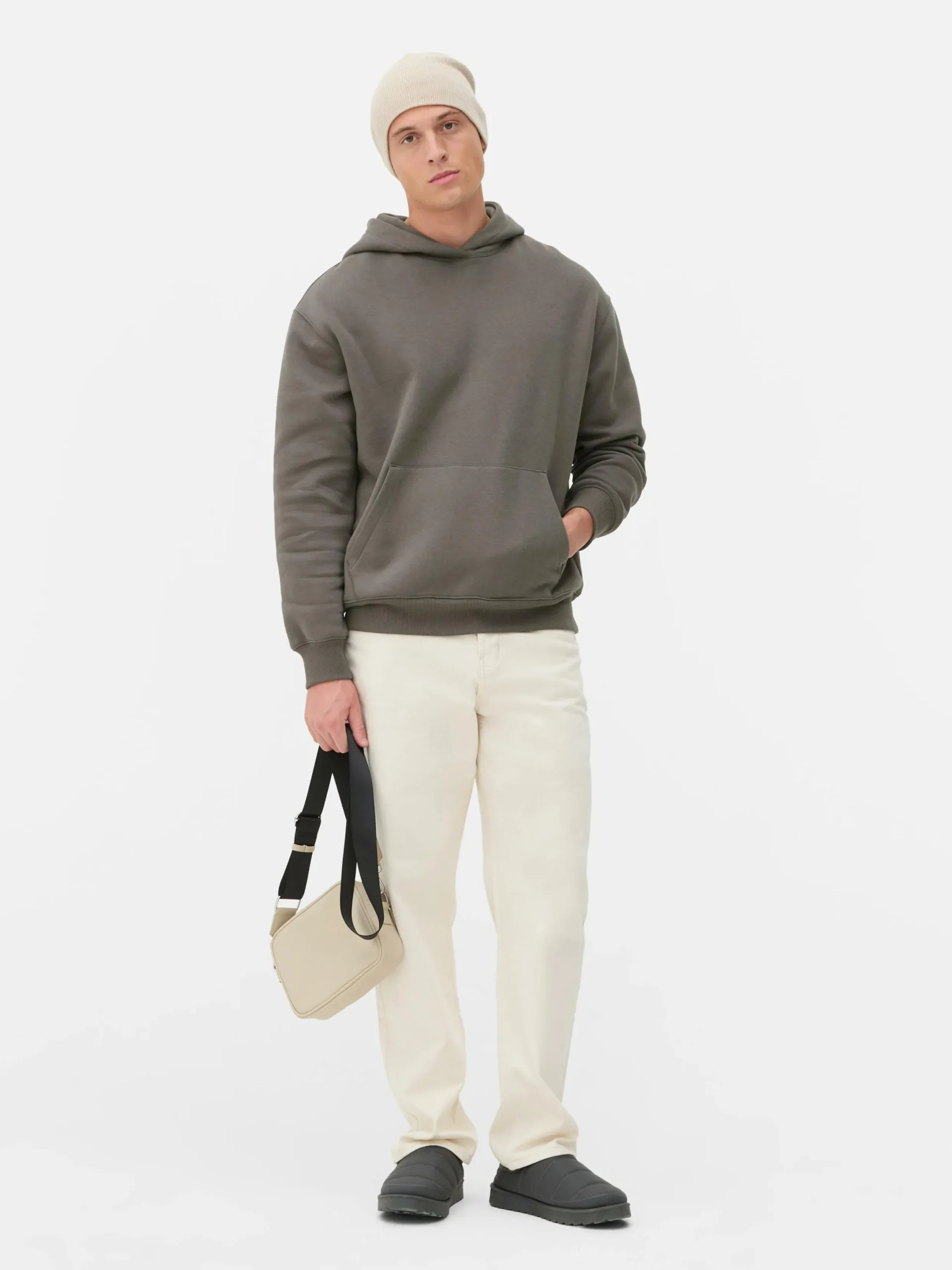 Hoodies Und Sweatshirts|Primark Jersey-Hoodie Im Oversized-Look Anthrazitfarben