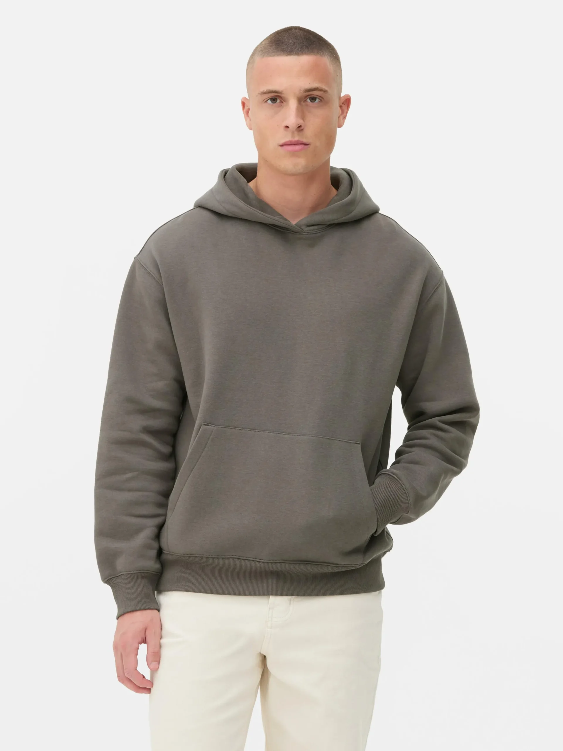 Hoodies Und Sweatshirts|Primark Jersey-Hoodie Im Oversized-Look Anthrazitfarben
