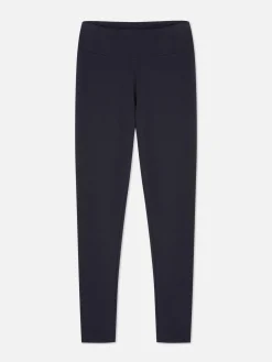 Hosen Und Leggings|Primark Jersey-Leggings Mit Hohem Bund Marineblau