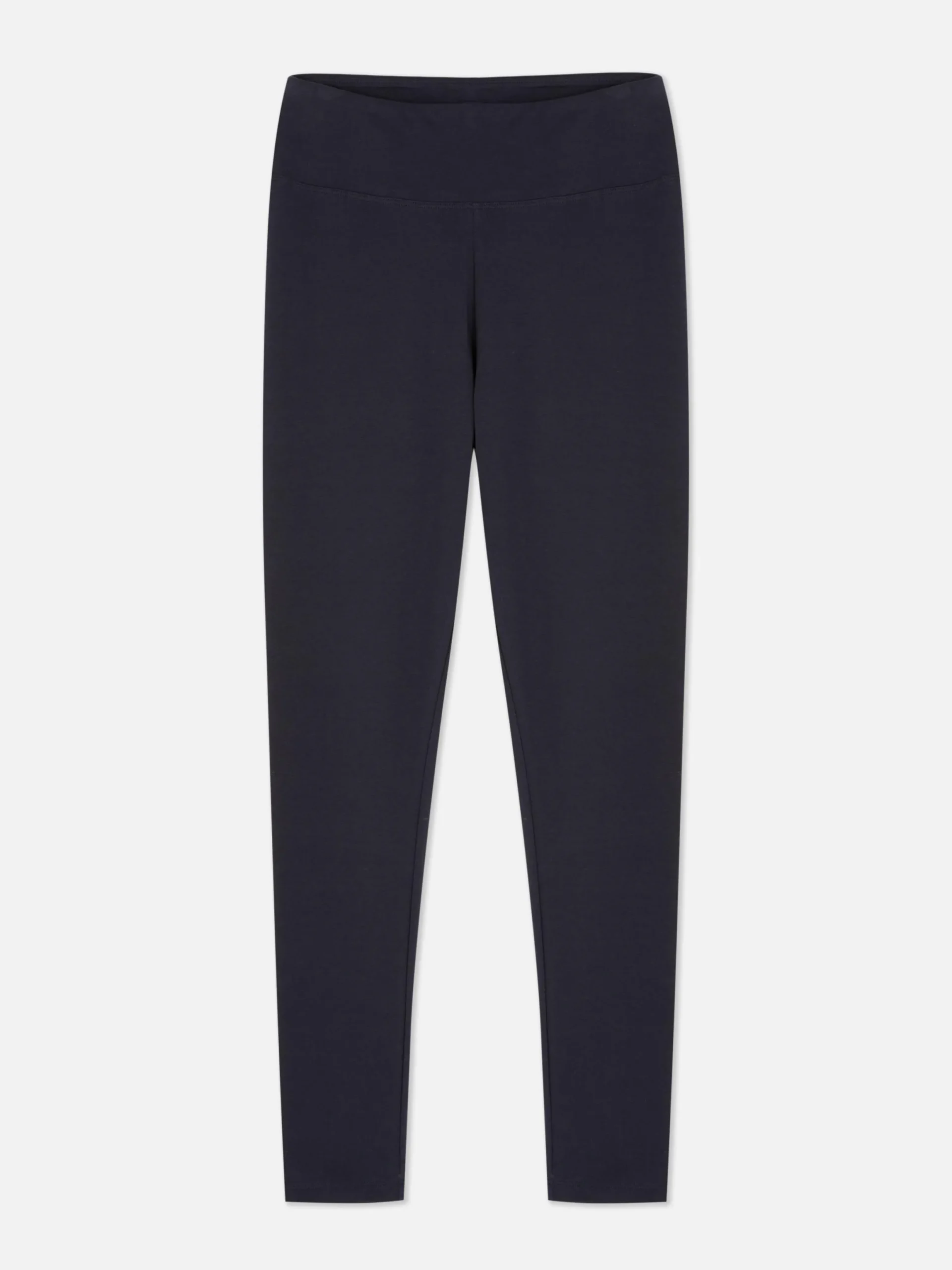Hosen Und Leggings|Primark Jersey-Leggings Mit Hohem Bund Marineblau