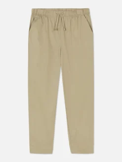 Jogginghosen|Primark Jogginghose Aus Popeline In Konischer Form Taupefarben