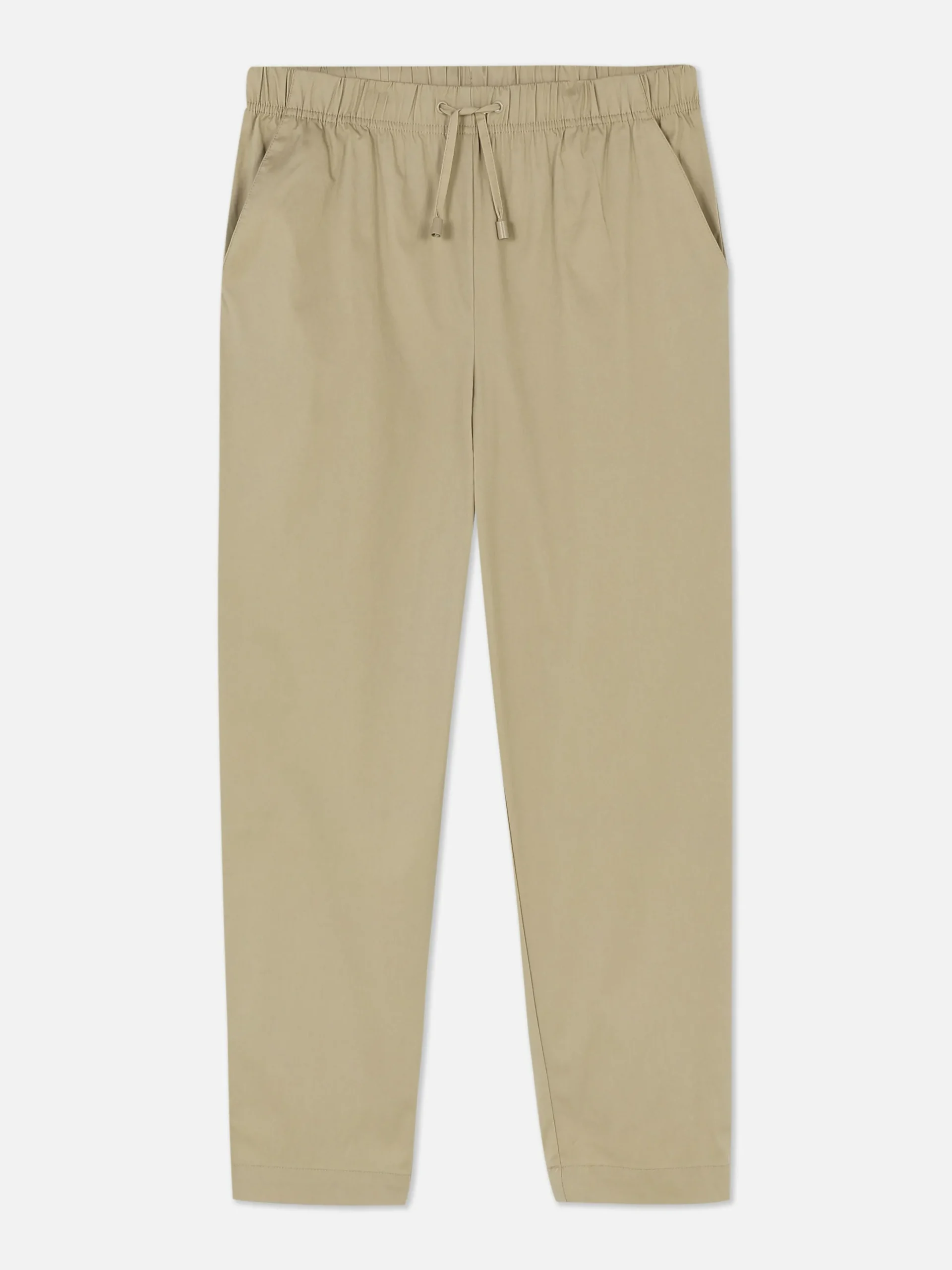 Jogginghosen|Primark Jogginghose Aus Popeline In Konischer Form Taupefarben
