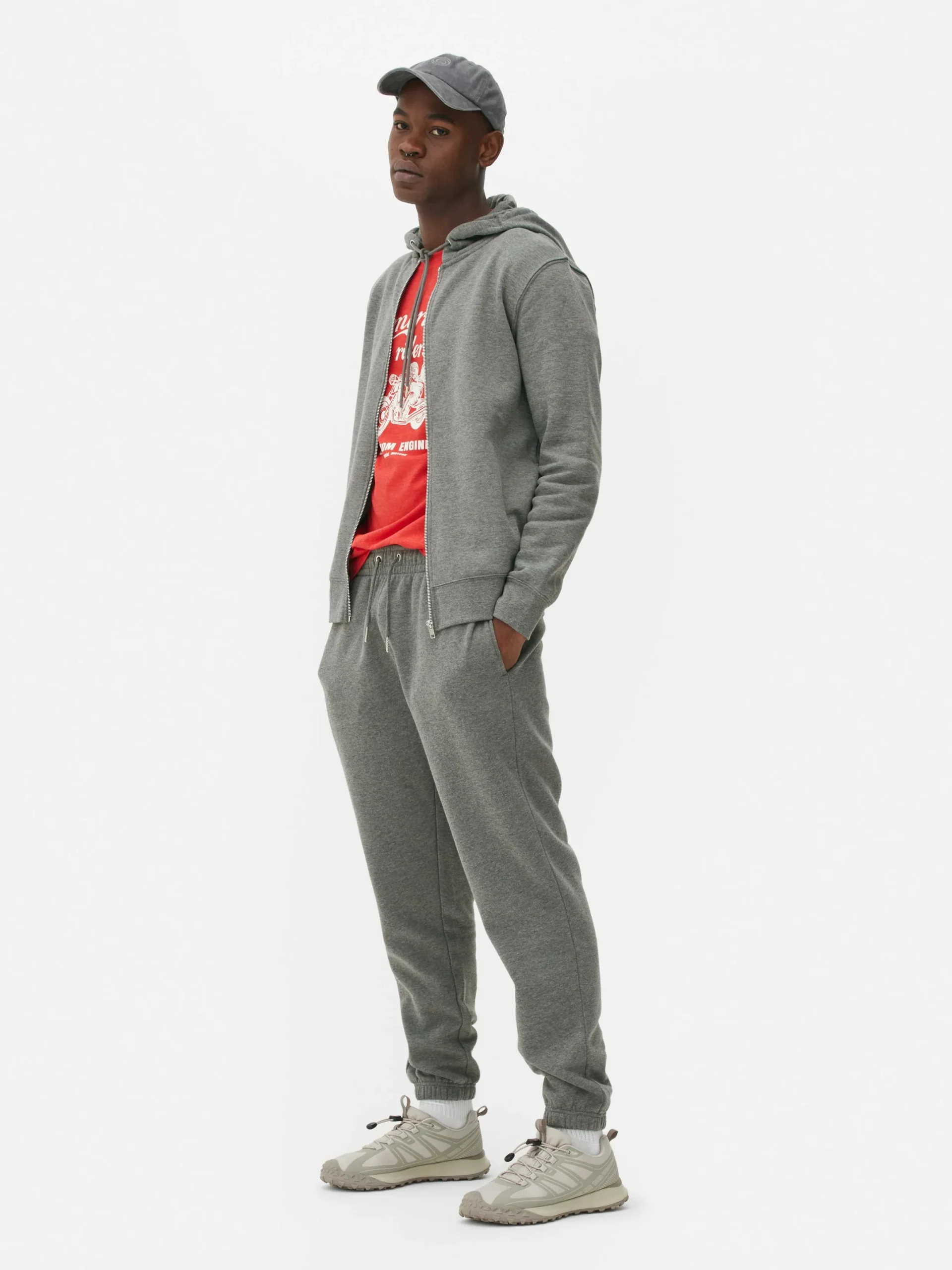 Jogginghosen|Primark Jogginghose Mit Bündchen Anthrazitfarben