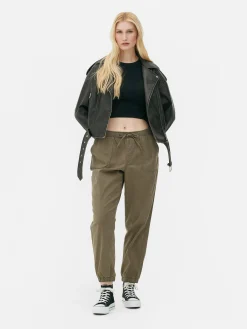 Loungewear|Jogginghosen|Primark Jogginghose Mit Bündchen Und Kordelzug Khakifarben