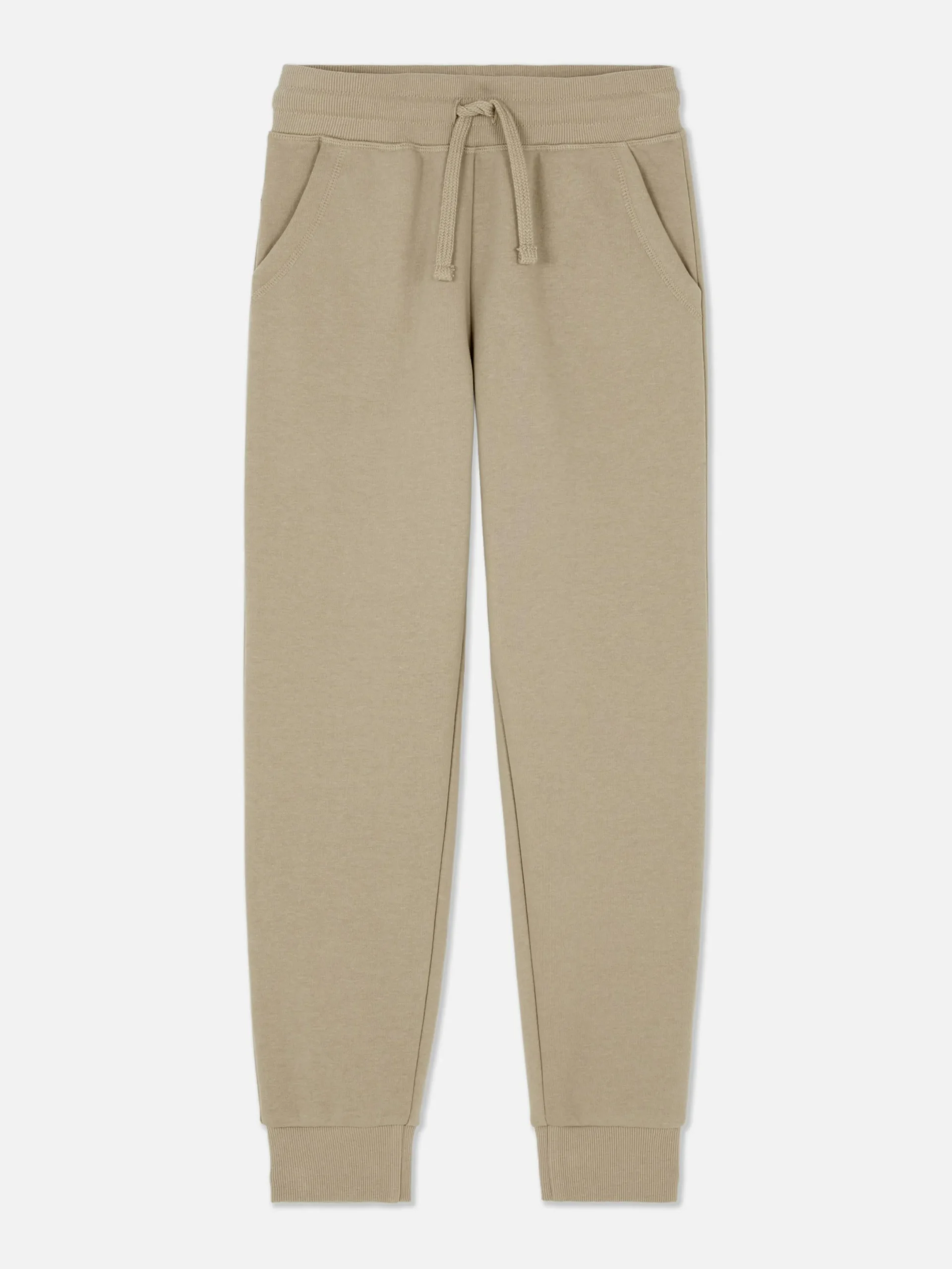 Jogginghosen|Primark Jogginghose Mit Bündchen Und Kordelzug Steinfarben