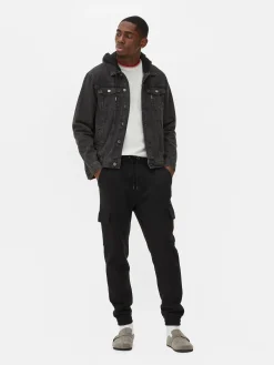 Jogginghosen|Primark Jogginghose Mit Cargotaschen Und Bündchen Schwarz