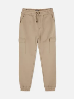 Jogginghosen|Primark Jogginghose Mit Cargotaschen Und Bündchen Steinfarben