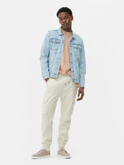 Jogginghosen|Primark Jogginghose Mit Cargotaschen Und Bündchen Ecrufarben