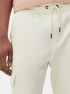 Jogginghosen|Primark Jogginghose Mit Cargotaschen Und Bündchen Ecrufarben
