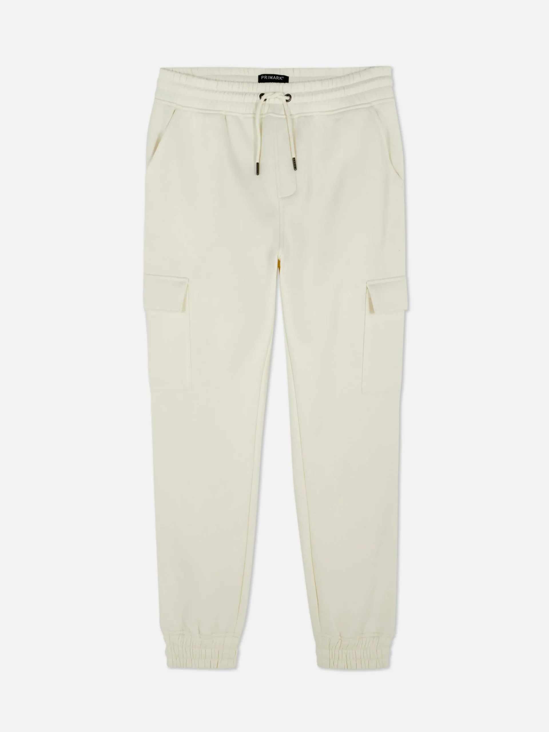 Jogginghosen|Primark Jogginghose Mit Cargotaschen Und Bündchen Ecrufarben