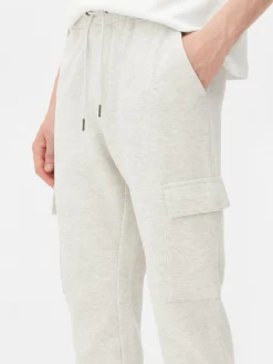 Jogginghosen|Primark Jogginghose Mit Cargotaschen Und Bündchen Grau