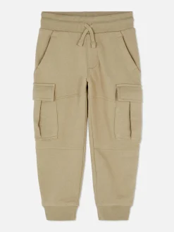 Jogginghosen|Primark Jogginghose Mit Cargotaschen Und Kordelzug Steinfarben