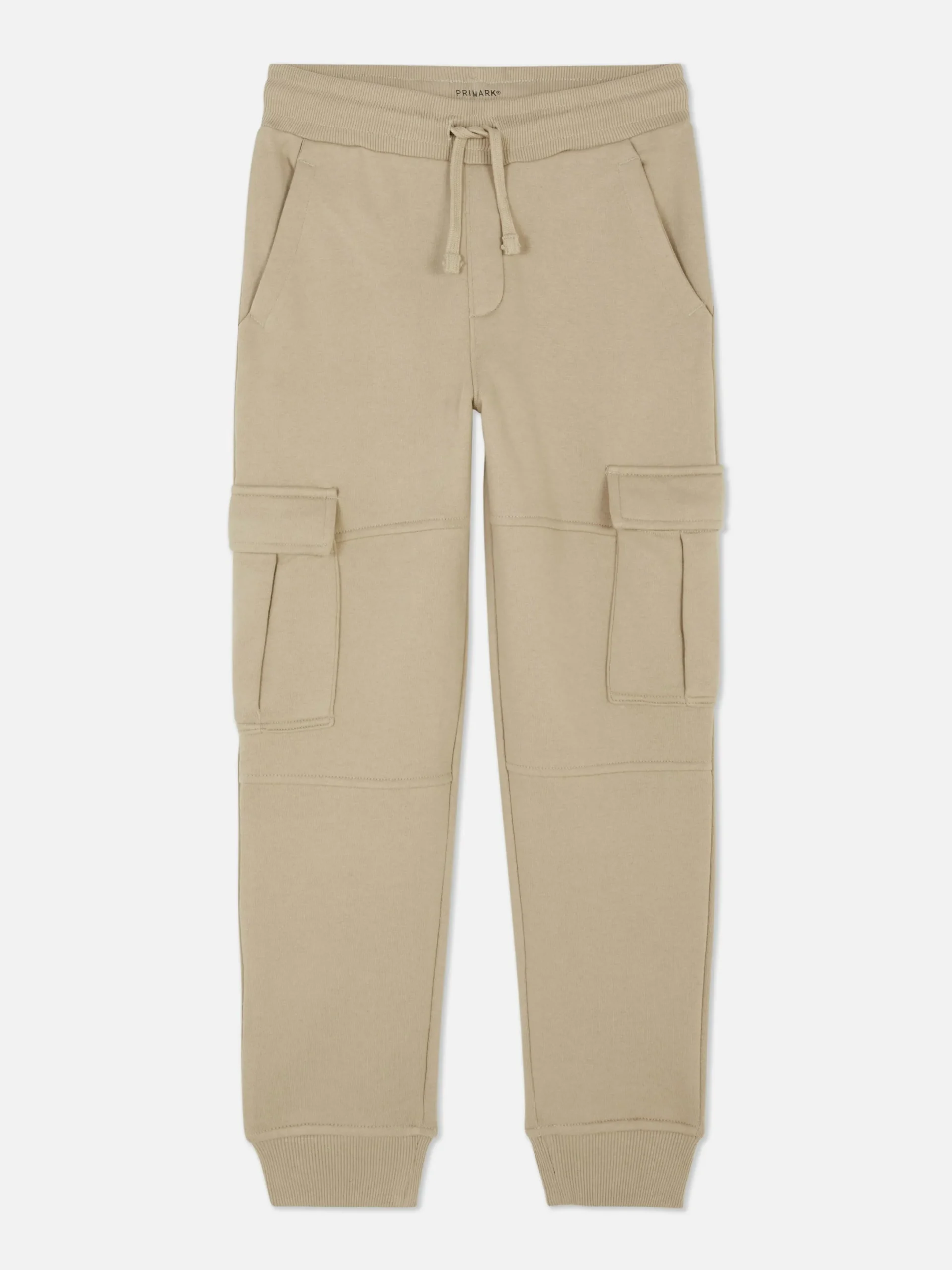 Jogginghosen|Primark Jogginghose Mit Cargotaschen Und Kordelzug Steinfarben