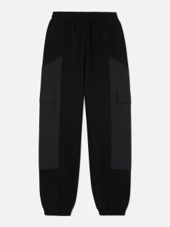 Jogginghosen|Primark Jogginghose Mit Cargotaschen Und Bündchen Schwarz