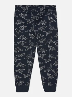 Jogginghosen|Primark Jogginghose Mit Kordelzug Und Print Marineblau
