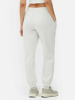Jogginghosen|Primark Jogginghose Mit Kordelzug Und Bündchen Grau meliert