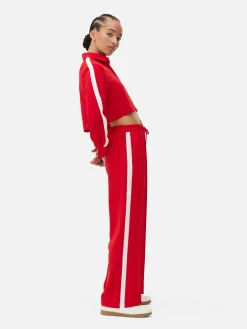 Jogginghosen|Primark Jogginghose Mit Seitenstreifen Rot