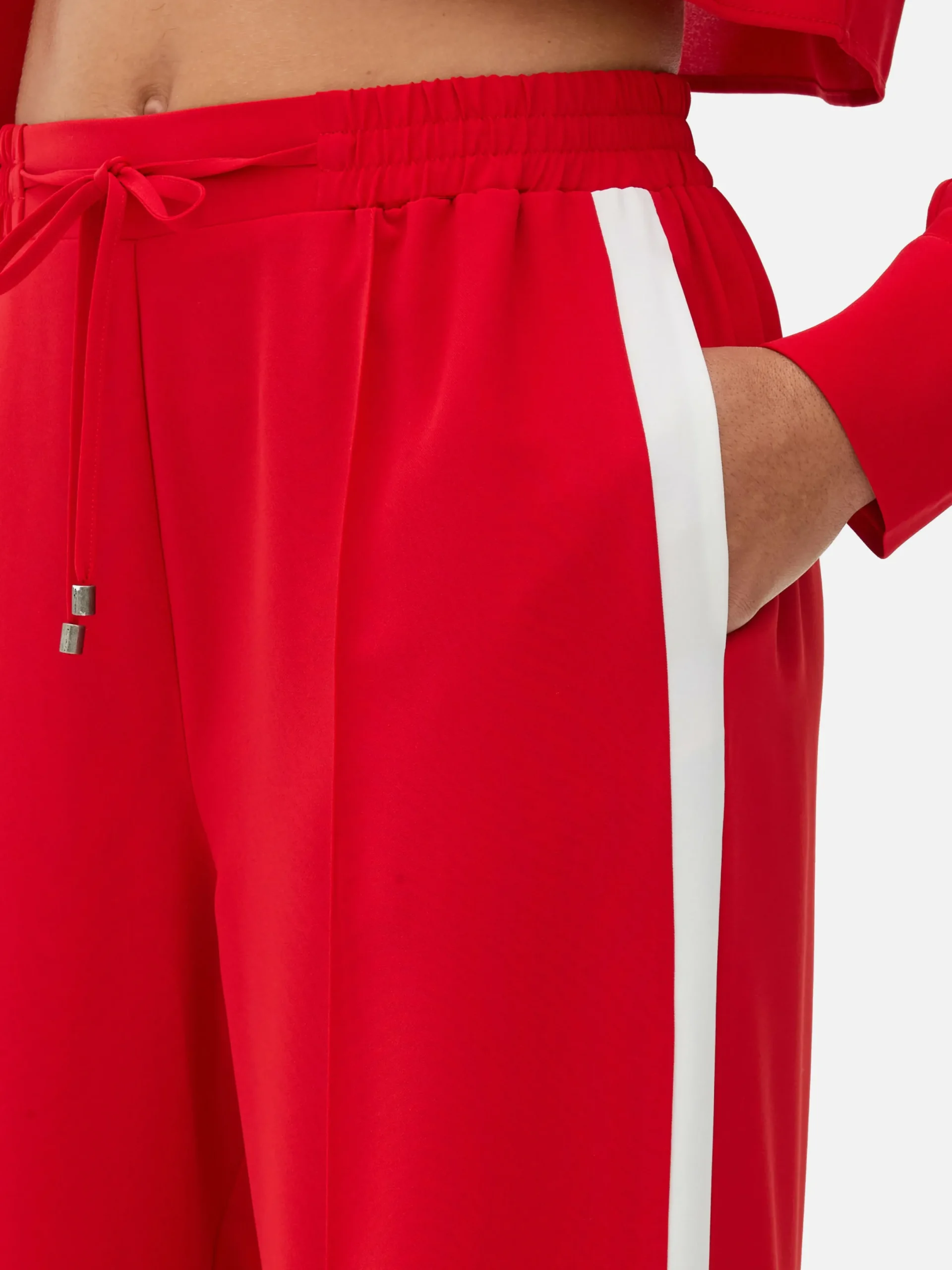 Jogginghosen|Primark Jogginghose Mit Seitenstreifen Rot