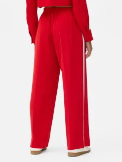 Jogginghosen|Primark Jogginghose Mit Seitenstreifen Rot