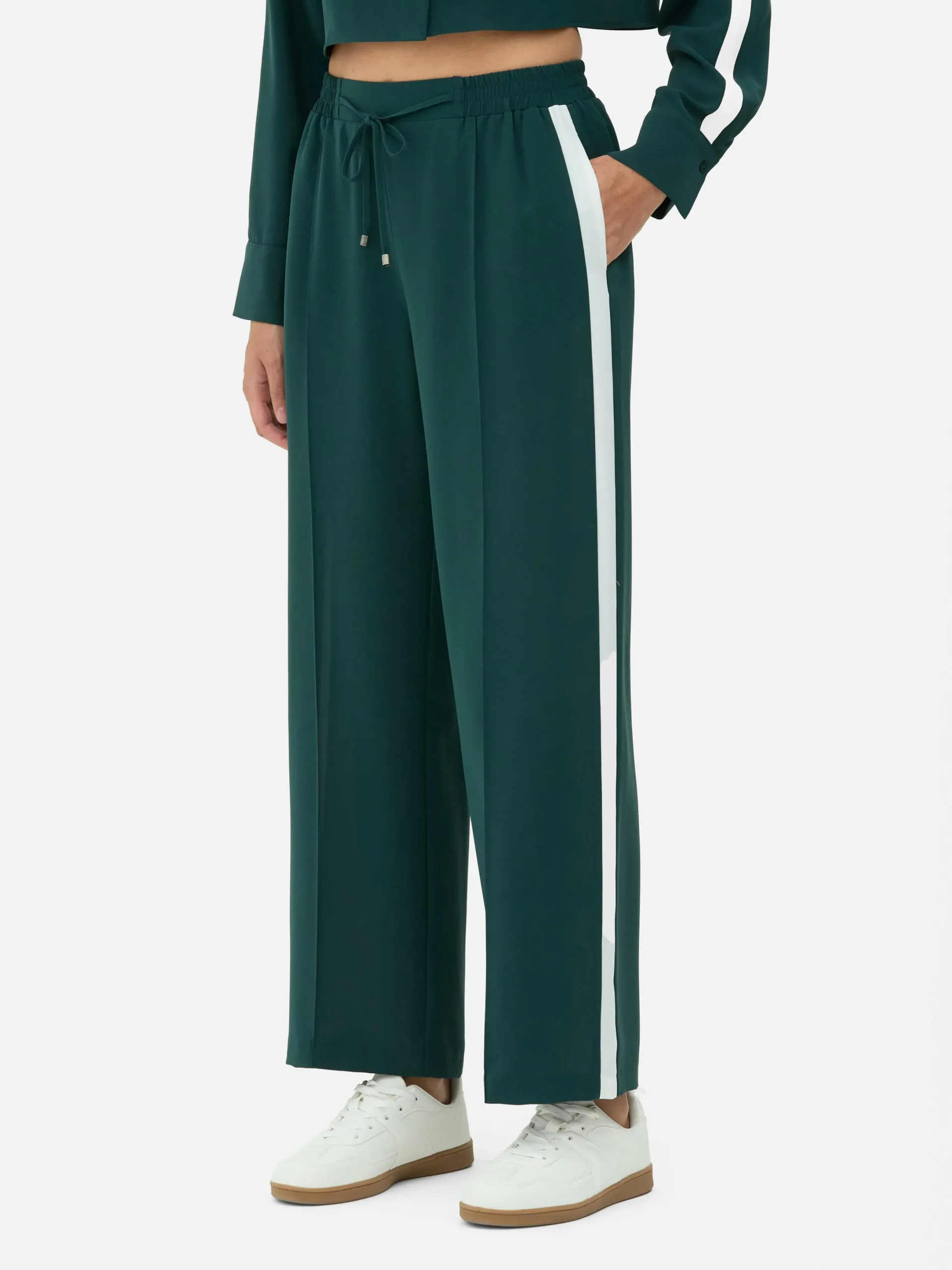Jogginghosen|Primark Jogginghose Mit Seitenstreifen Grün