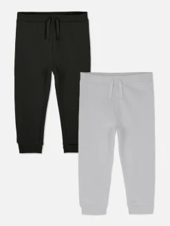 Hosen Und Leggings|Primark Jogginghosen Mit Kordelzug Und Bündchen, 2er-Pack Schwarz