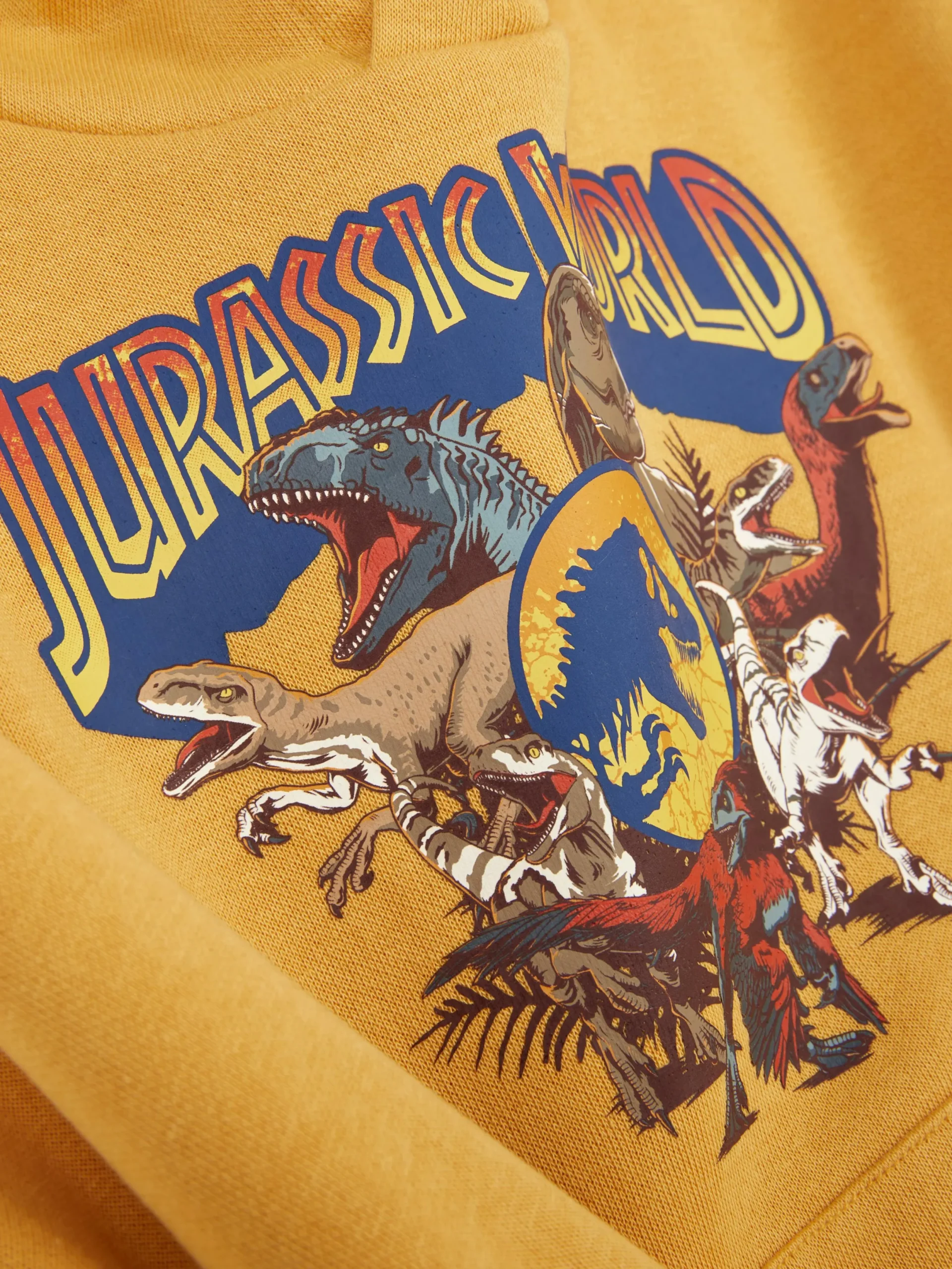 Hoodies Und Sweatshirts|Primark „Jurassic World“ Hoodie Senffarben