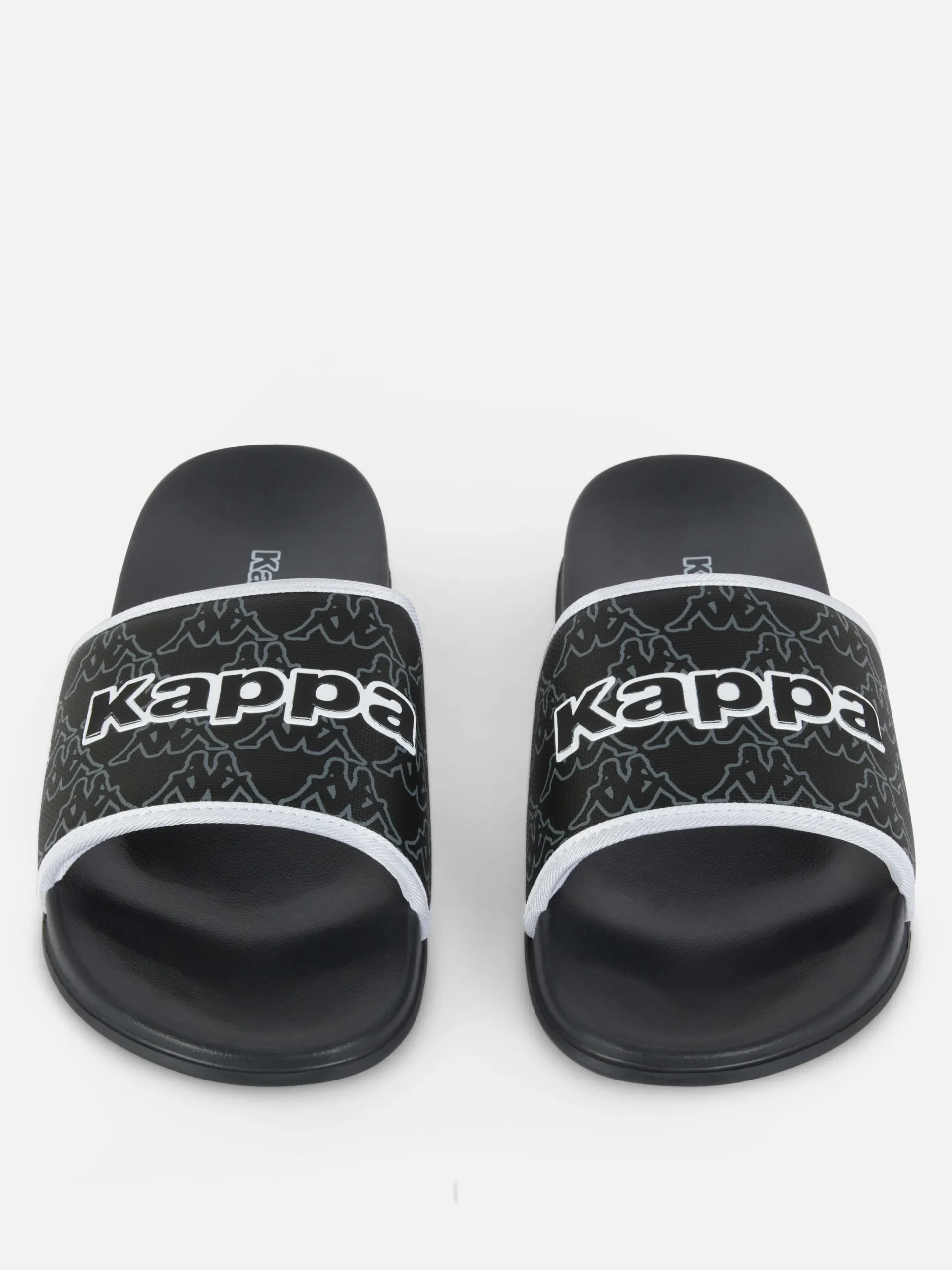 Sportbekleidung|Sandalen Und Badeschuhe|Primark „Kappa X “ Badelatschen Schwarz