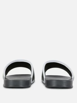 Sportbekleidung|Sandalen Und Badeschuhe|Primark „Kappa X “ Badelatschen Schwarz