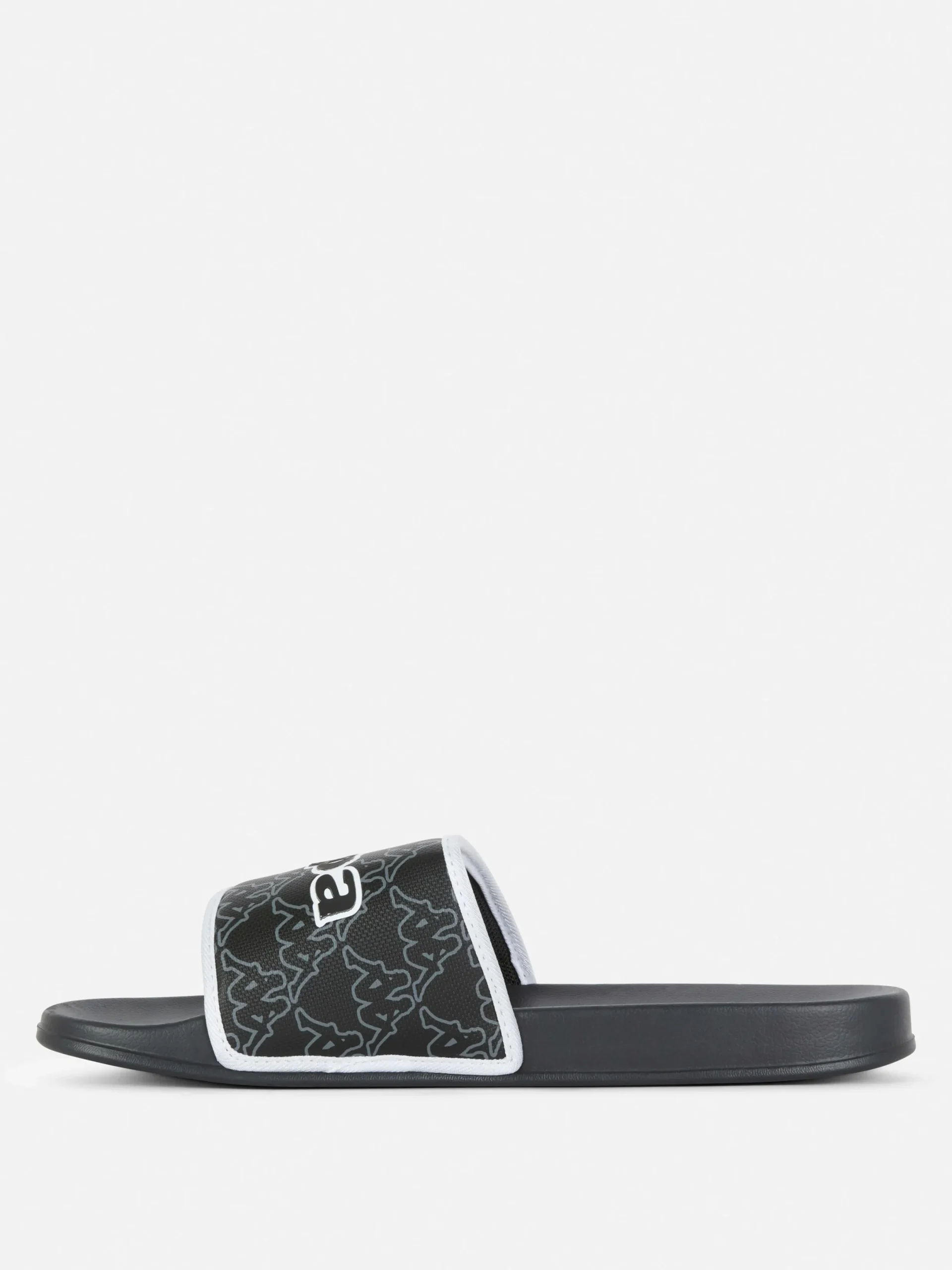 Sportbekleidung|Sandalen Und Badeschuhe|Primark „Kappa X “ Badelatschen Schwarz