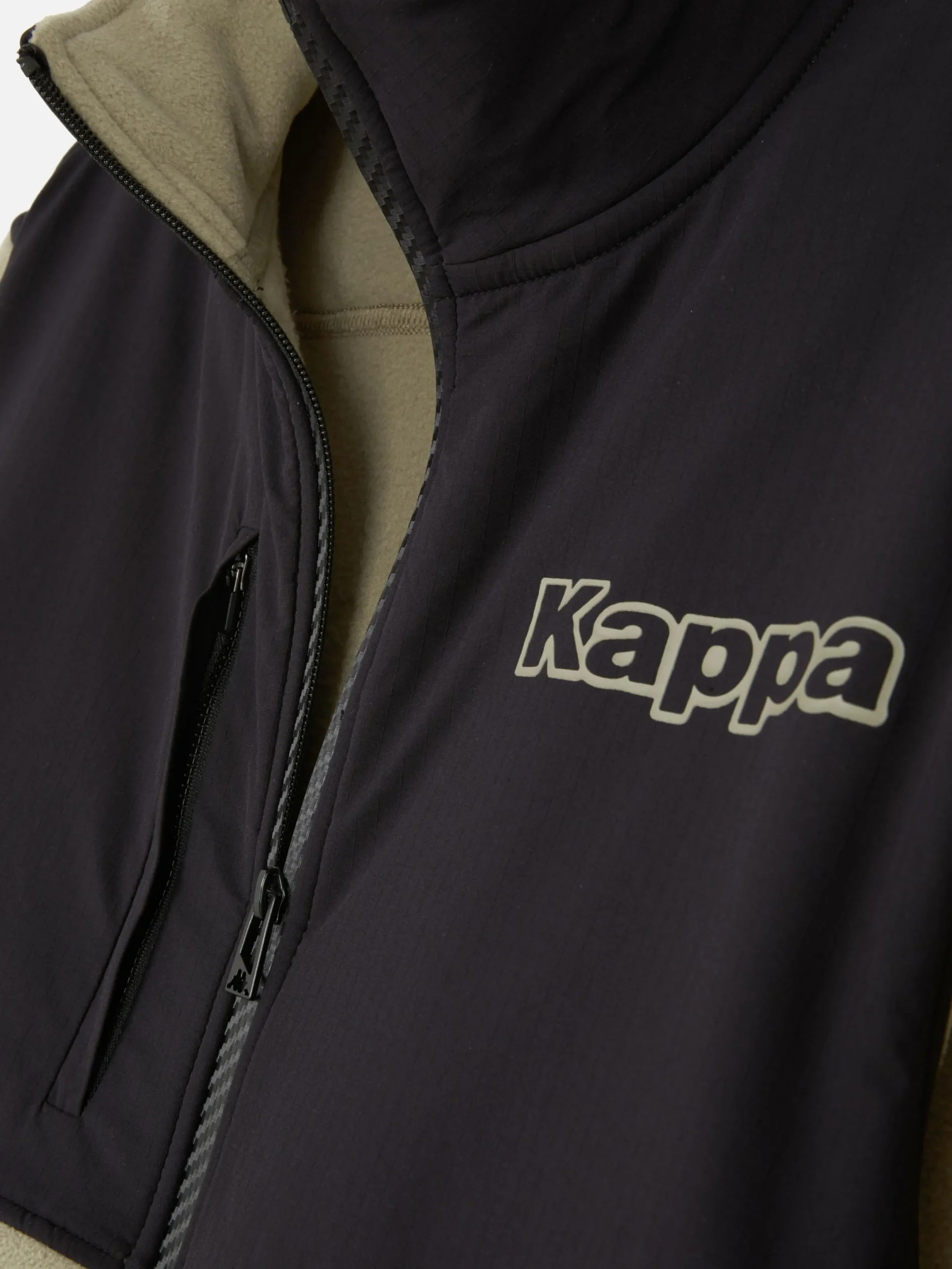 Jacken Und Mäntel|Sportbekleidung|Primark „Kappa X “ Fleece-Jacke Mit Reißverschluss Oliv