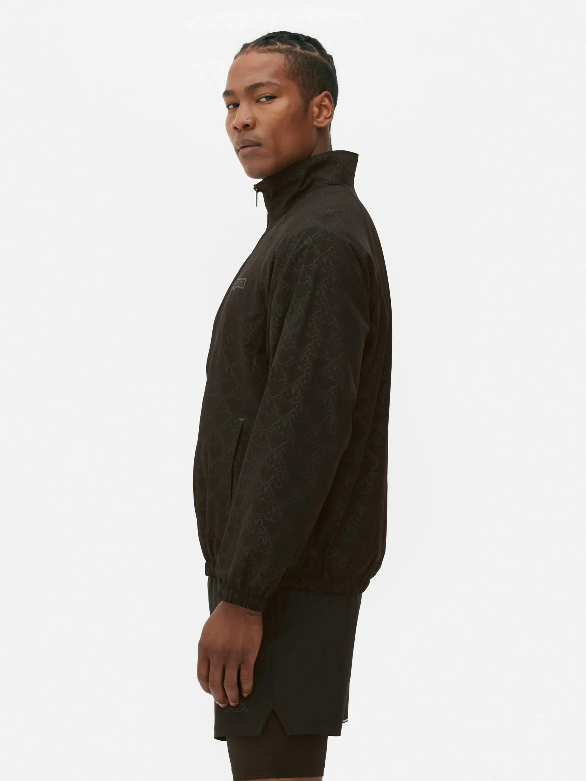 Jacken Und Mäntel|Sportbekleidung|Primark „Kappa X “ Jacke Schwarz