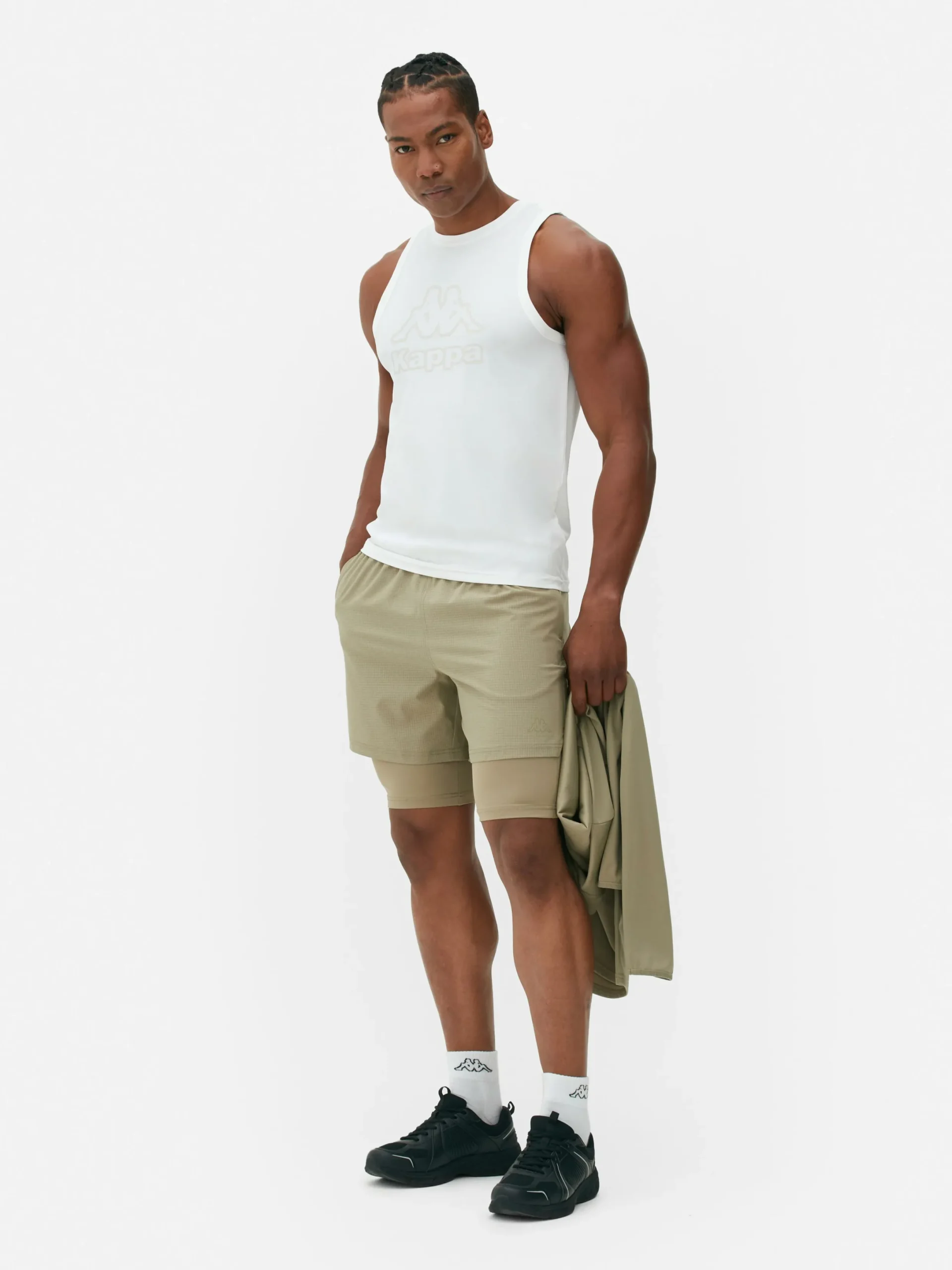 Sportbekleidung|Tops Und T-Shirts|Primark „Kappa X “ Tanktop Weiß