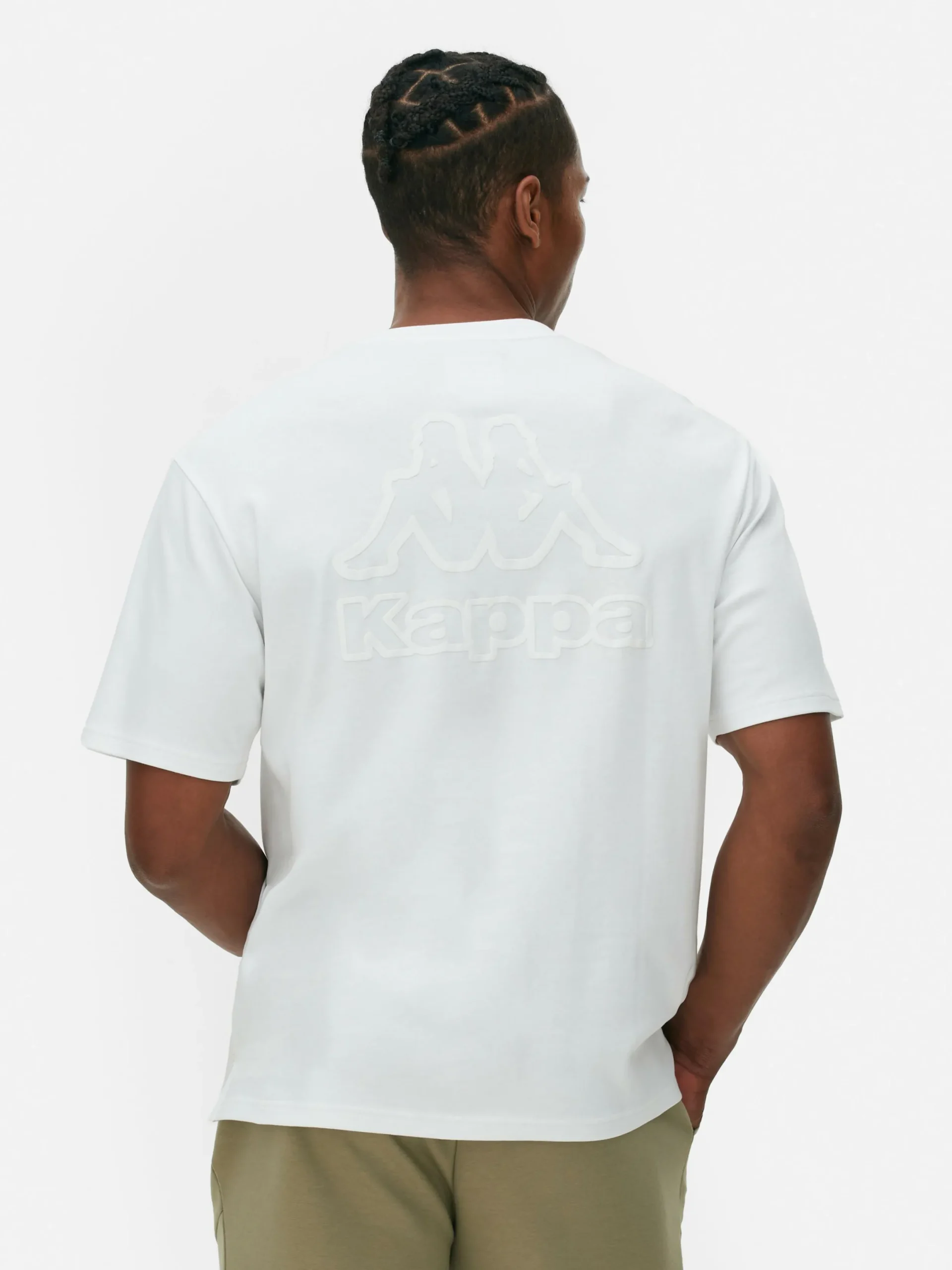 Sportbekleidung|Tops Und T-Shirts|Primark „Kappa X “ T-Shirt Weiß