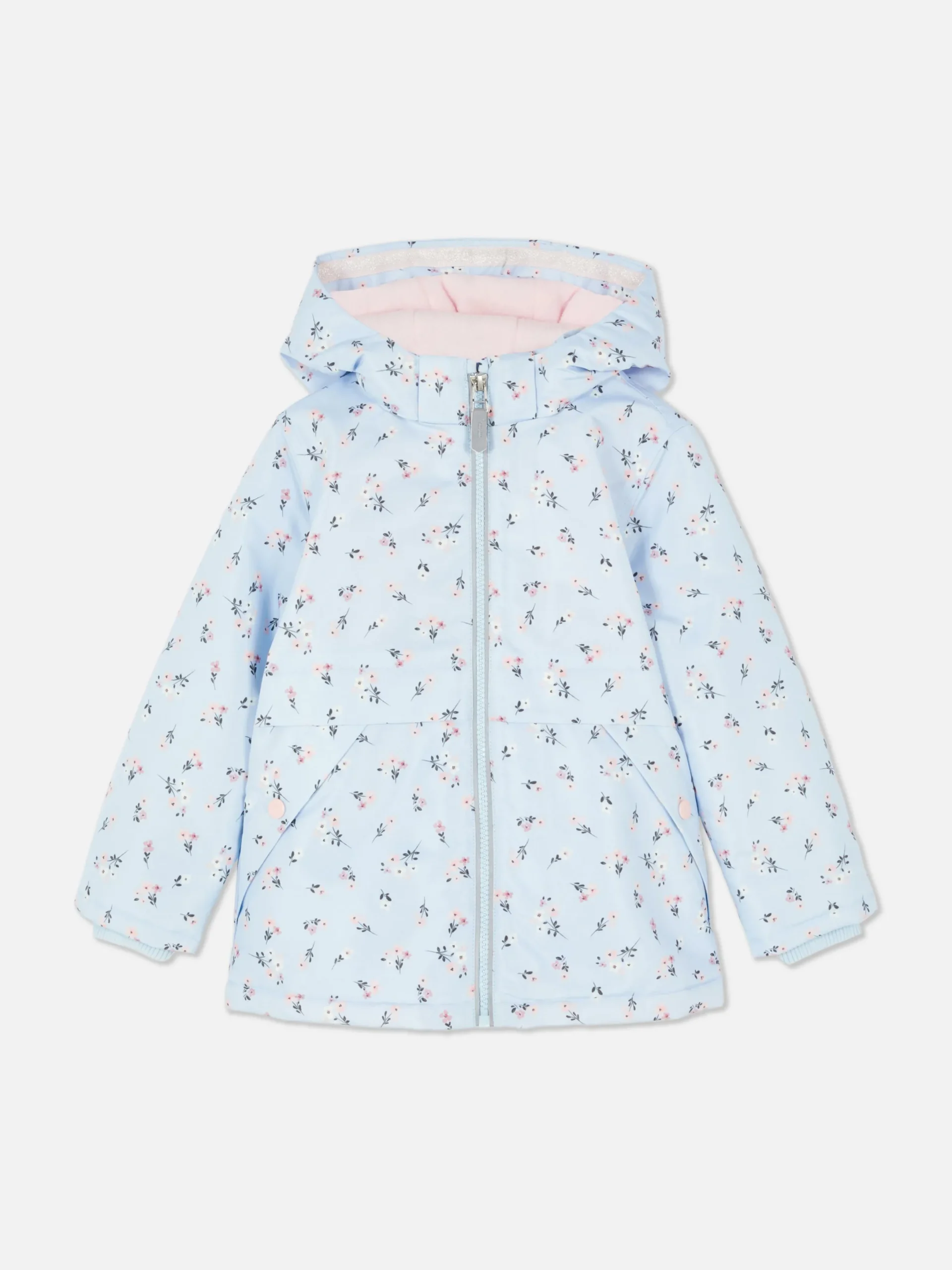 Jacken Und Mäntel|Primark Kapuzenjacke Mit Reißverschluss Blau