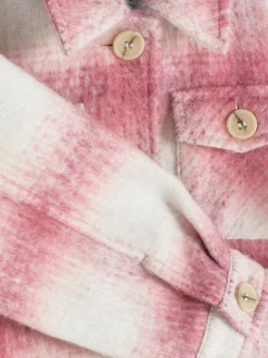 Jacken Und Mäntel|Primark Karierte Hemdjacke Mit Knopfleiste Rosa