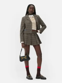 Shorts|Röcke|Primark Karierter „Rita Ora“ Mini-Skort Mit Trensendetails Multi