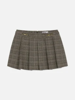Shorts|Röcke|Primark Karierter „Rita Ora“ Mini-Skort Mit Trensendetails Multi