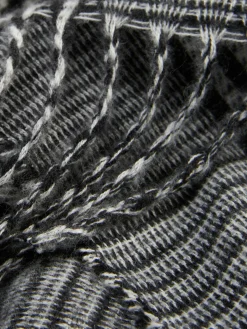Mützen, Handschuhe Und Schals|Primark Karierter Schal Mit Fransen Grau