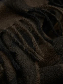 Mützen, Handschuhe Und Schals|Primark Karierter Schal Mit Fransen Braun